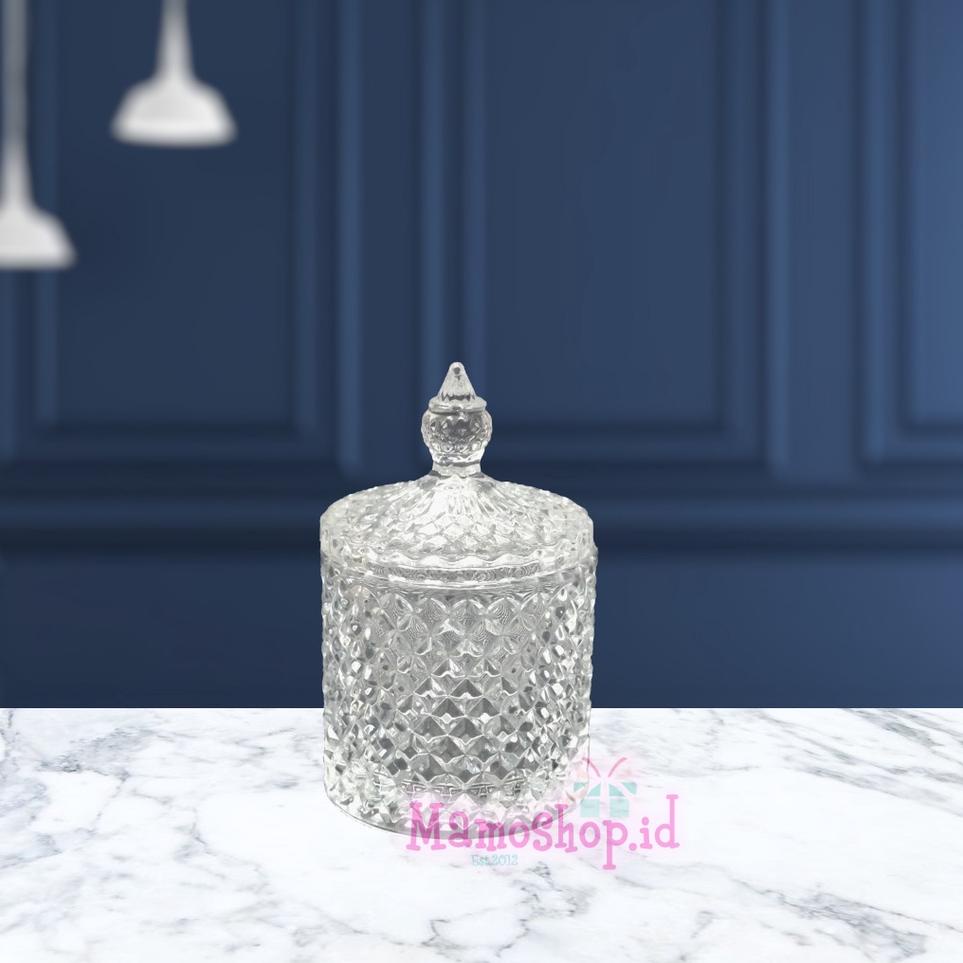 SHN.24Ja23p ◦ Candy Jar DIAMOND Crystal Candy Pot Jar Kaca Kristal TG1