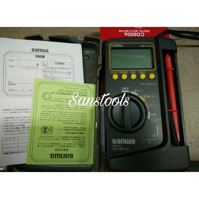 SANWA CD800A DIGITAL MULTIMETER JAPAN QUALITY