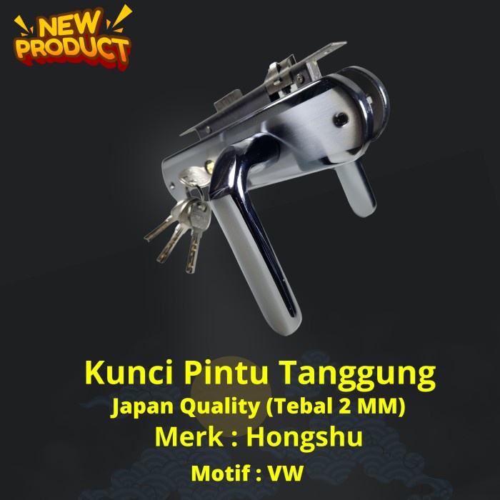 Kunci Pintu Set Tanggung Hongshu Tebal 2 MM High Quality VW