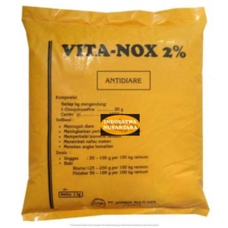 Premix AGP Broiler Vitanox 2% 1 Kg Vita Nox Vita-nox  Pemacu Pertumbuhan  Penambah Berat Badan Hewan