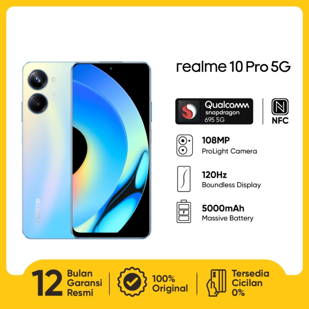 REALME 10 PRO PLUS 5G 12/256 &amp; REALME 10 PRO 5G 8/128 &amp; 8/256 NEW GRS RESMI