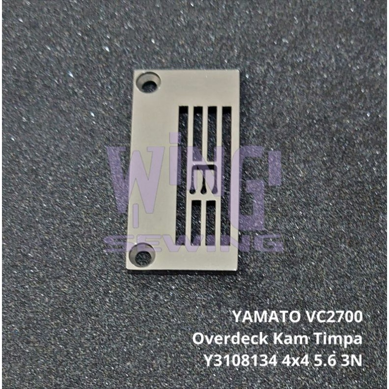 Y3108134 YAMATO VC2700 4x4 5.6MM 3 Jarum Plat Mesin Jahit Overdeck Kam