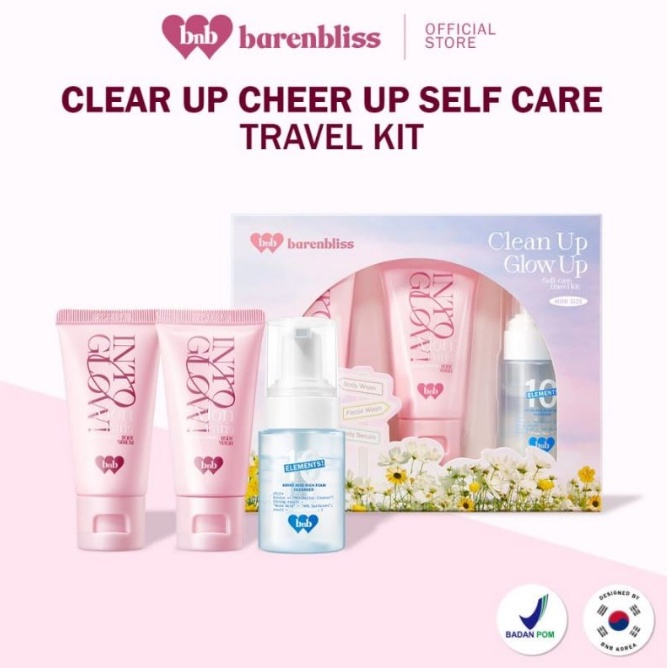 BARENBLISS - BNB Clean Up Glow Up Self-Care Travel Kit