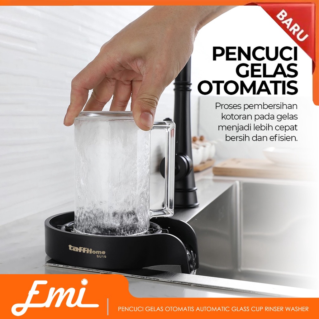 Pencuci Gelas Otomatis Automatic Glass Cup Rinser Washer