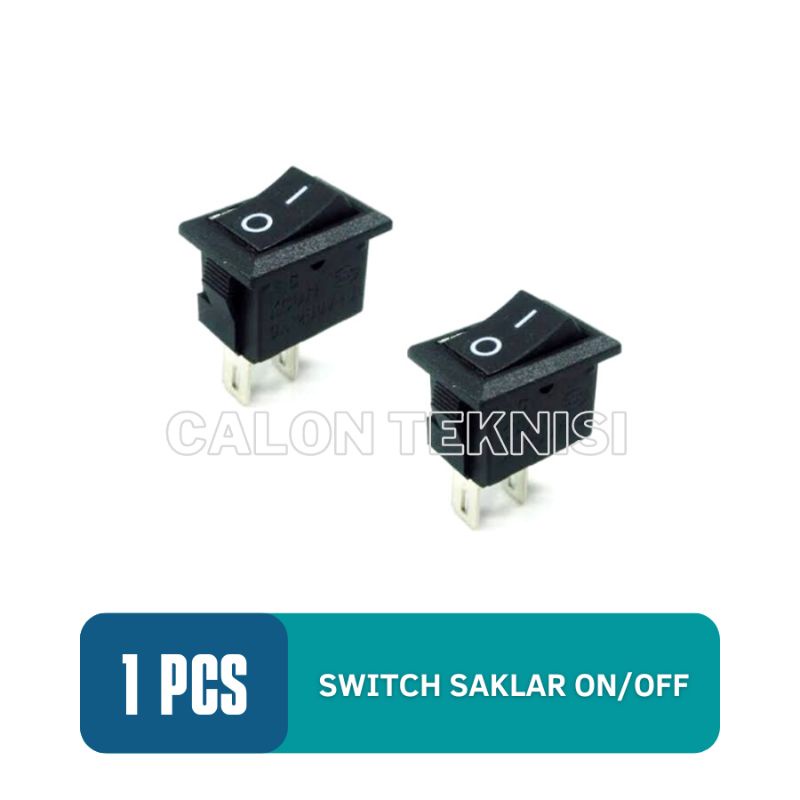 Jual Saklar Mini Saklar Switch On Off Kecil Rocker Saklar 2 Pin ...