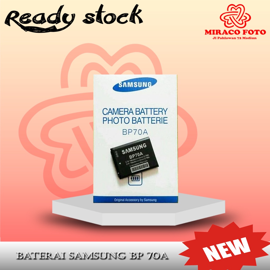 battery samsung bp 70a baterai kamera bp70a