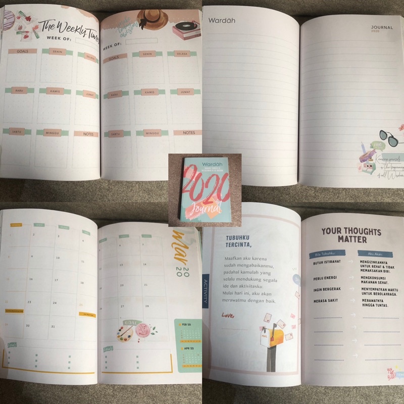 

Terlaris ✨ - ️READY️Journal Wardah - Buku Agenda Kecantikan Wardah - Notebook Wardah3.1.23