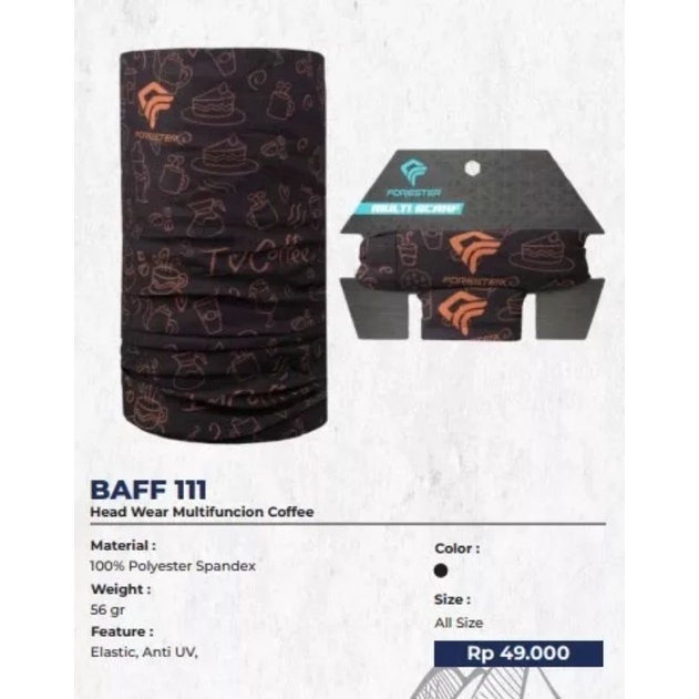 BANDANA/BAFF111 FORESTER