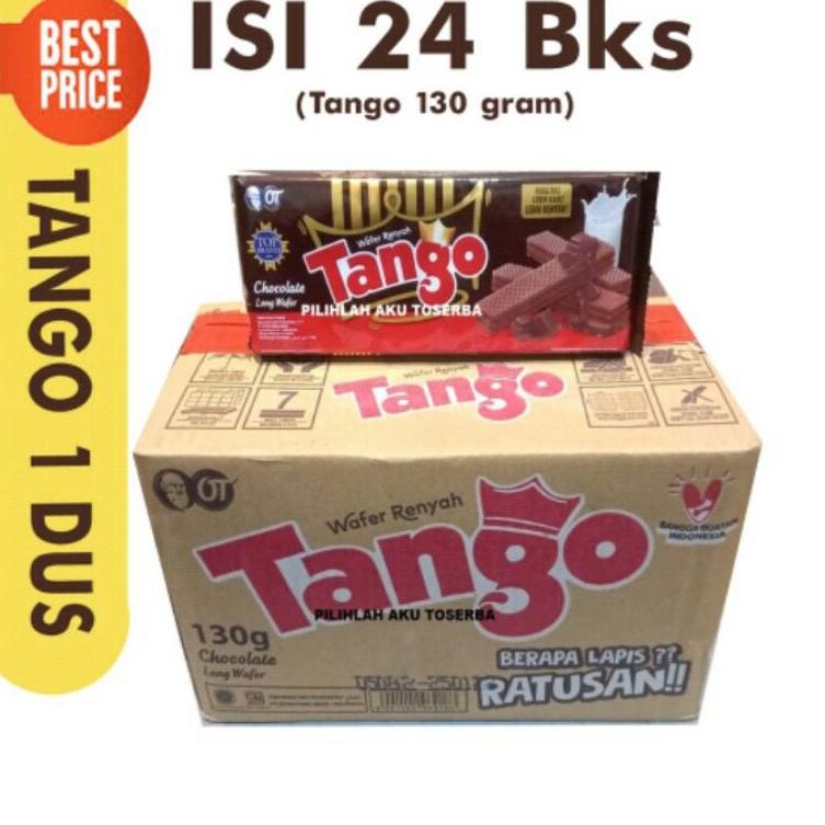 

BEST RATING T875 Tango wafer 120gr coklat vanilla 1dus isi 24pcs / 1 dus / 1 box / 1 karton / Ecer 5.000 プ