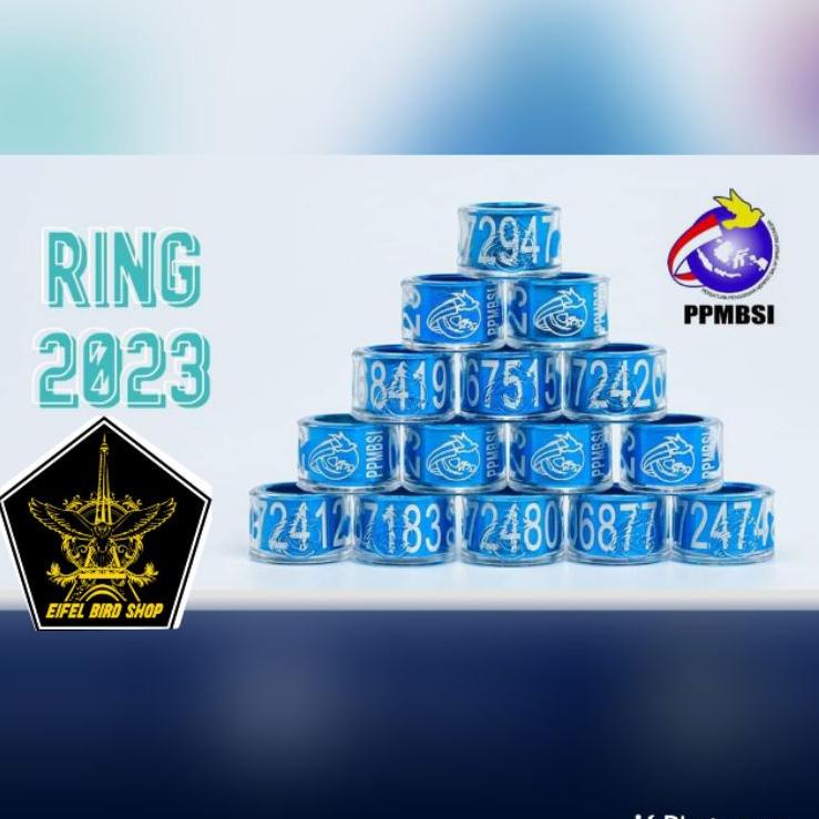 (♥C6369]  Ring merpati PPMBSI 2023 dan 2022 harga 1pcs atau 1 biji