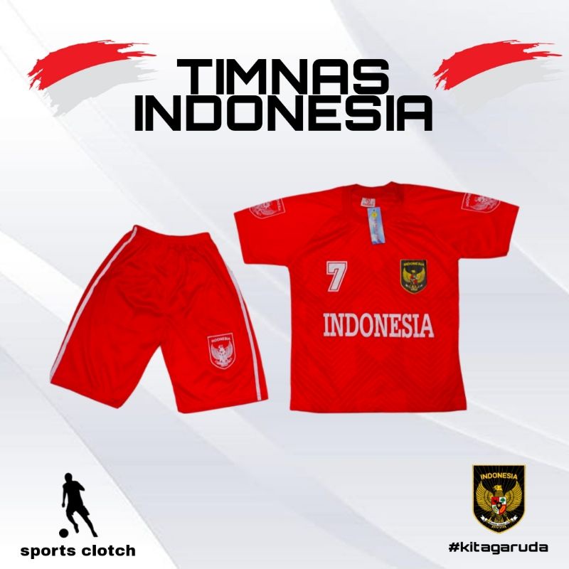 JERSEY TIMNAS INDONESIA ANAK MURAH/ KAOS BOLA TIMNAS INDONESIA ANAK