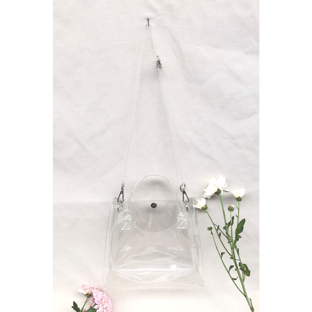 tas transparan - tas konser - tas kpop - tas selempang transparan