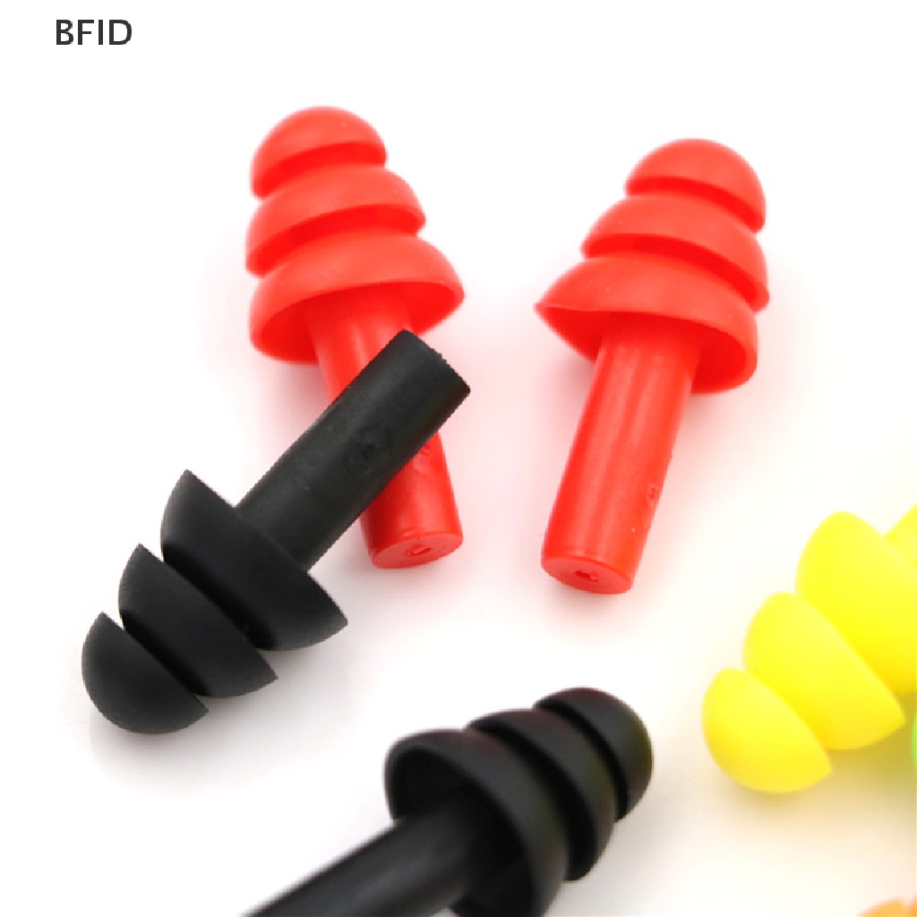 [BFID] 20pcs Penyumbat Telinga Silikon Anti Bising Earplug Nyaman Untuk Tidur Belajar [ID]