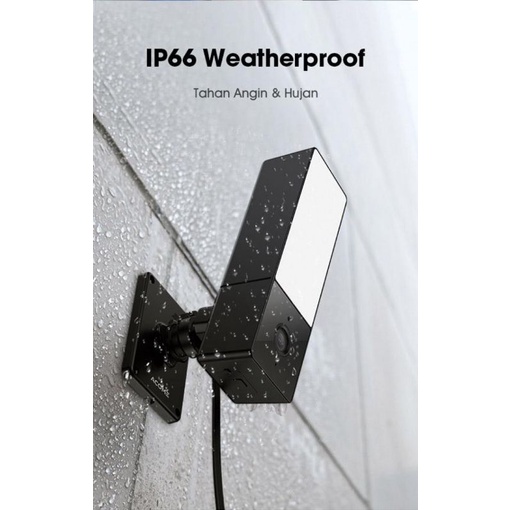 Acome AFC01 Smart FLOOD Ligt CCTV Camera Black