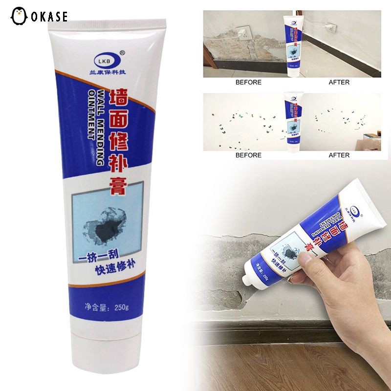 Lem Tembok Perawatan Dinding Retak Berlubang Anti Bocor Super Kuat Wall Repair Pasta Dempul Paste Cream Tahan Lama Multifungsi Perekat