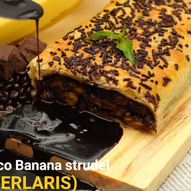 

Diskon✅⭐Banana strudel malang choco almond apel original strudel oleh oleh kota malang