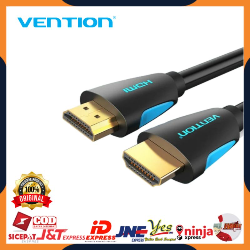 [COD] KABEL HDTV VENTION M02 1.5 METER V2.0 ULTRA HD 4K 1.5M / DARI PS3 LAPTOP KE TV LED PROYEKTOR