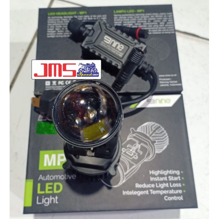 lampu led depan 9nine luminos led lensa AC/DC kipas h4 lampu depan LED super terang vixion cb150 scorpio scoopy megapro cbr ninjar ninja rr mt150 verza