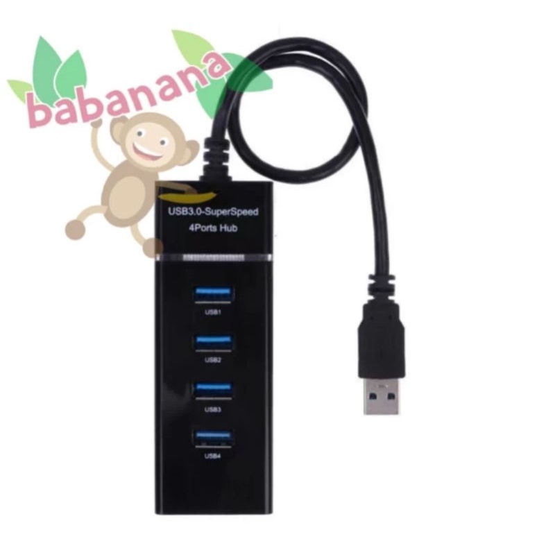 USB 4 port hub 3.0 cabang adapter splitter converter extension