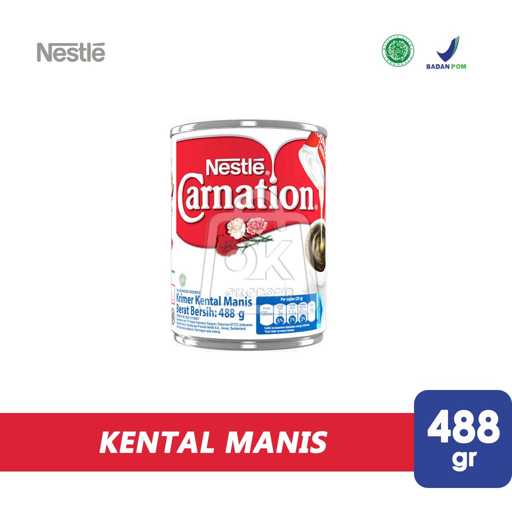 

Nestle Carnation Susu Krimer Kental Manis - 488gr