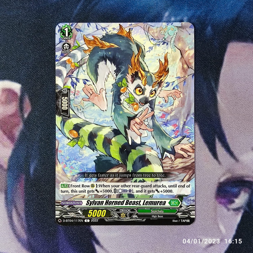 vanguard (EN) sylvan horned beast lemurea D-BT04/117EN C