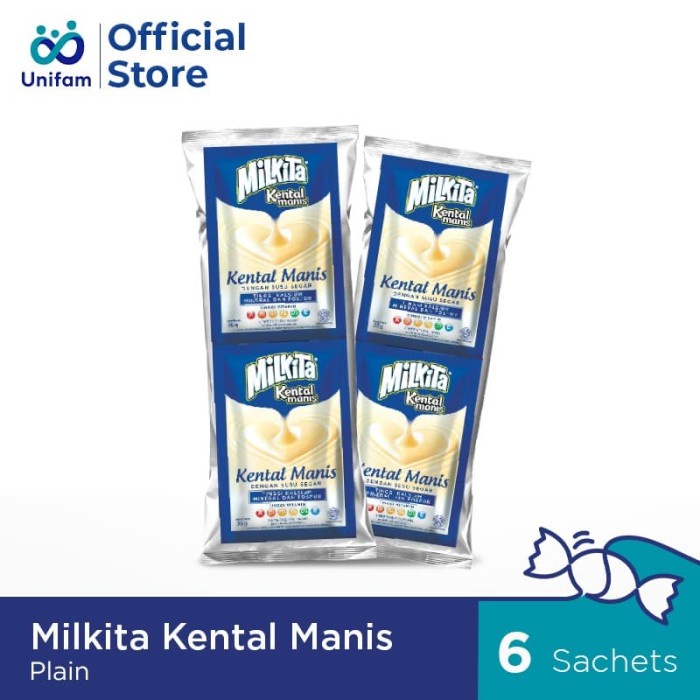 

Kental-Manis- Milkita Kental Manis Original (1 Bag) -Manis-Kental