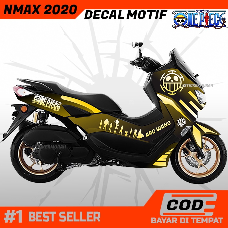 Decal Sticker Printing Body Motor NMAX 2020 Motif One Piece Arc Wano