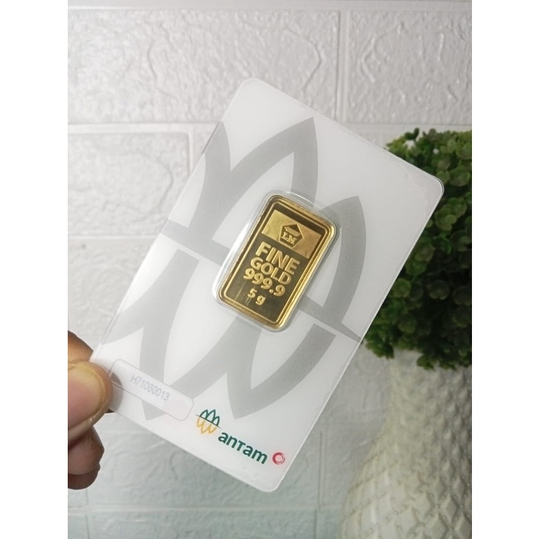 ANTAM Reguler Series 5 Gram Certieye Redmark TERMURAH TERLARIS Emas Mini Emas Batangan Logam Mulia Murni 24 Karat Bersertifikat Resmi Asli Original Tabungan Emas Souvenir Keren Mewah