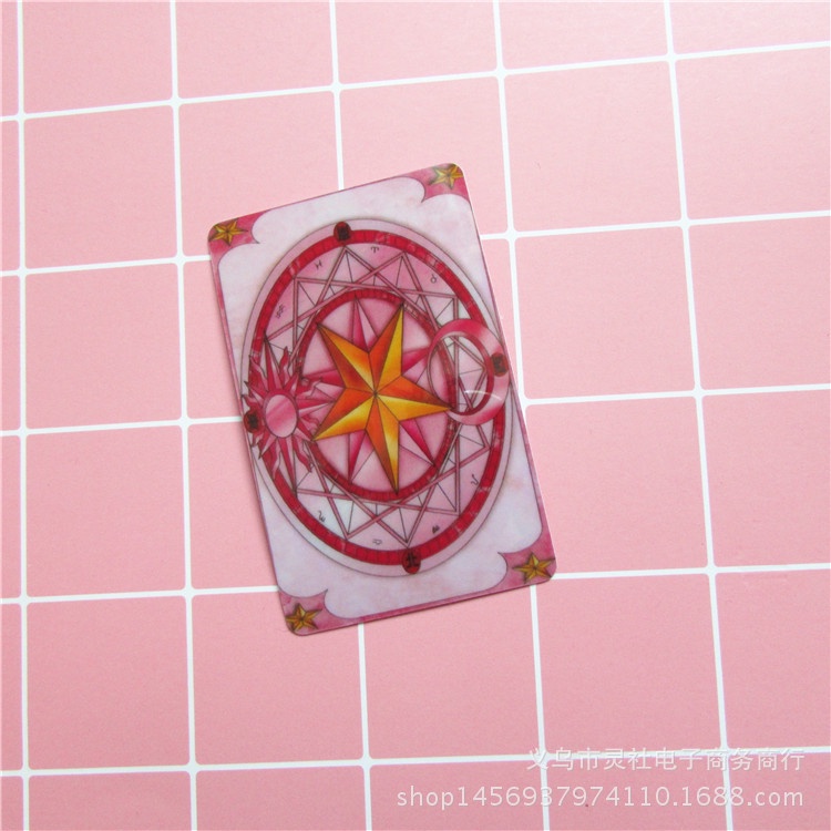 PICL sticker atm kartu clow card stiker cardcaptor sakura anime