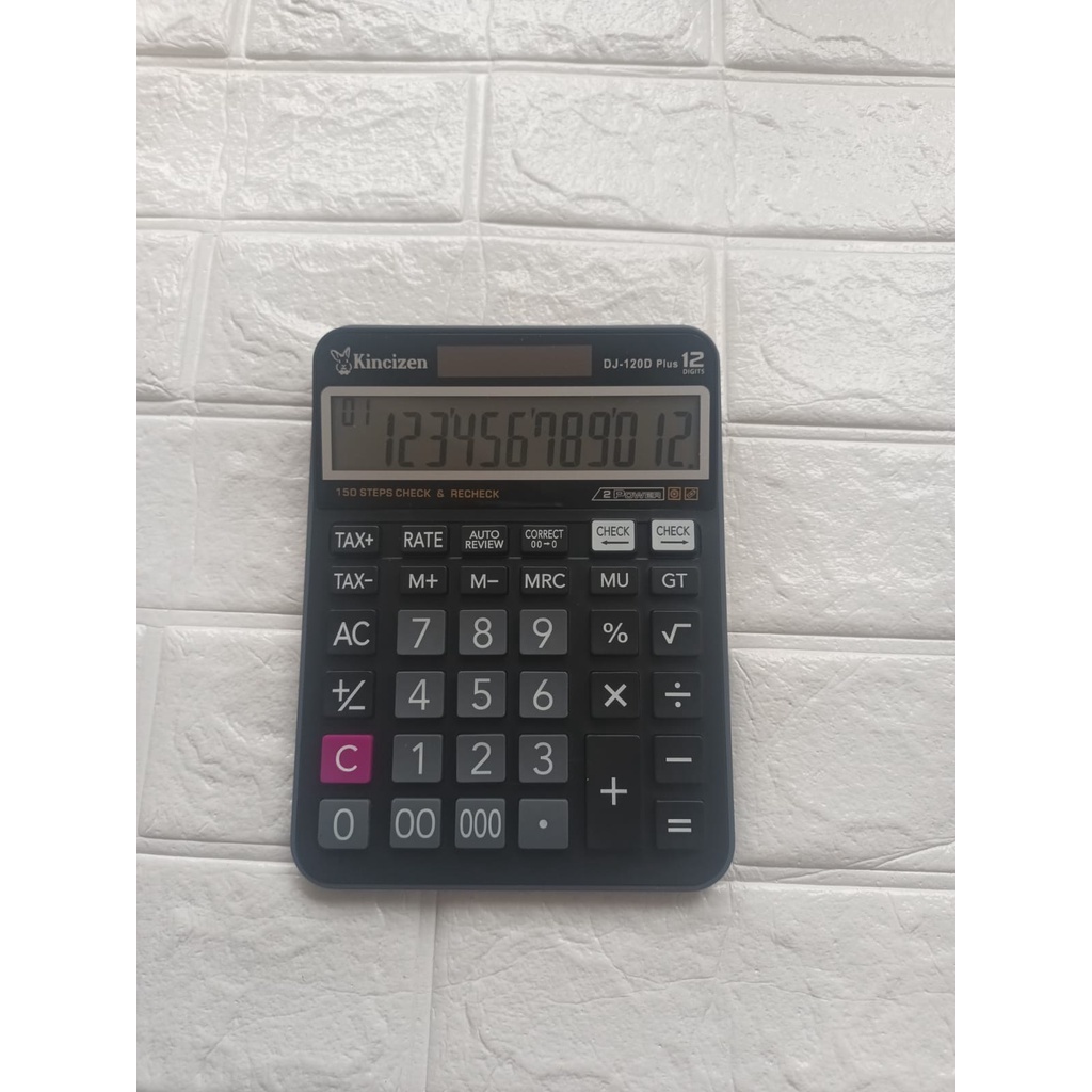 

calculator / kalkulator dagang 12 digit KC DJ 120D PLUS