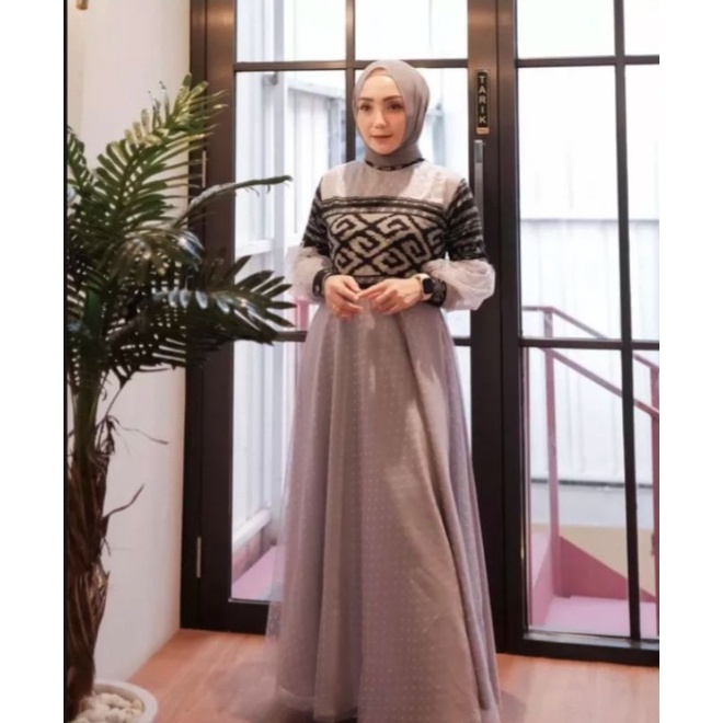 Gamis RaRa Tenun Tile ToToL Couple Tenun