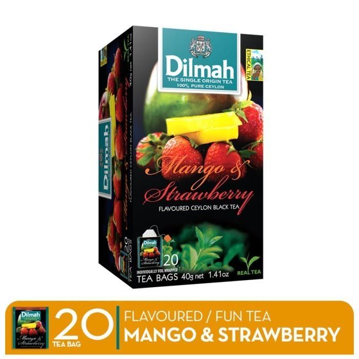 

Dilmah Individual Envelope Fun Tea Mango & Strawberry 20's - Teh Celup