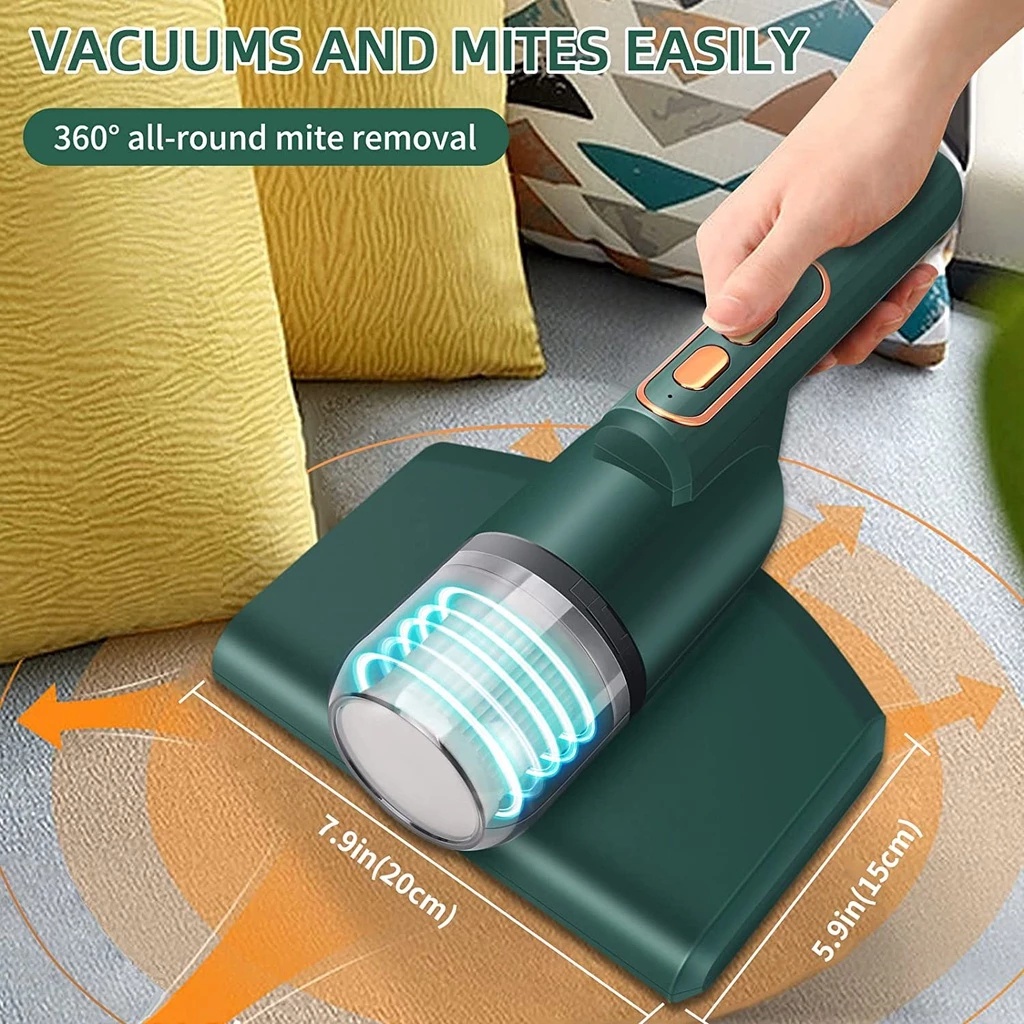 Wireless Dust Mite Vacum Cleaner Penyedot Debu Electric Anti-dust Mites Remover Dust Collector for Bed