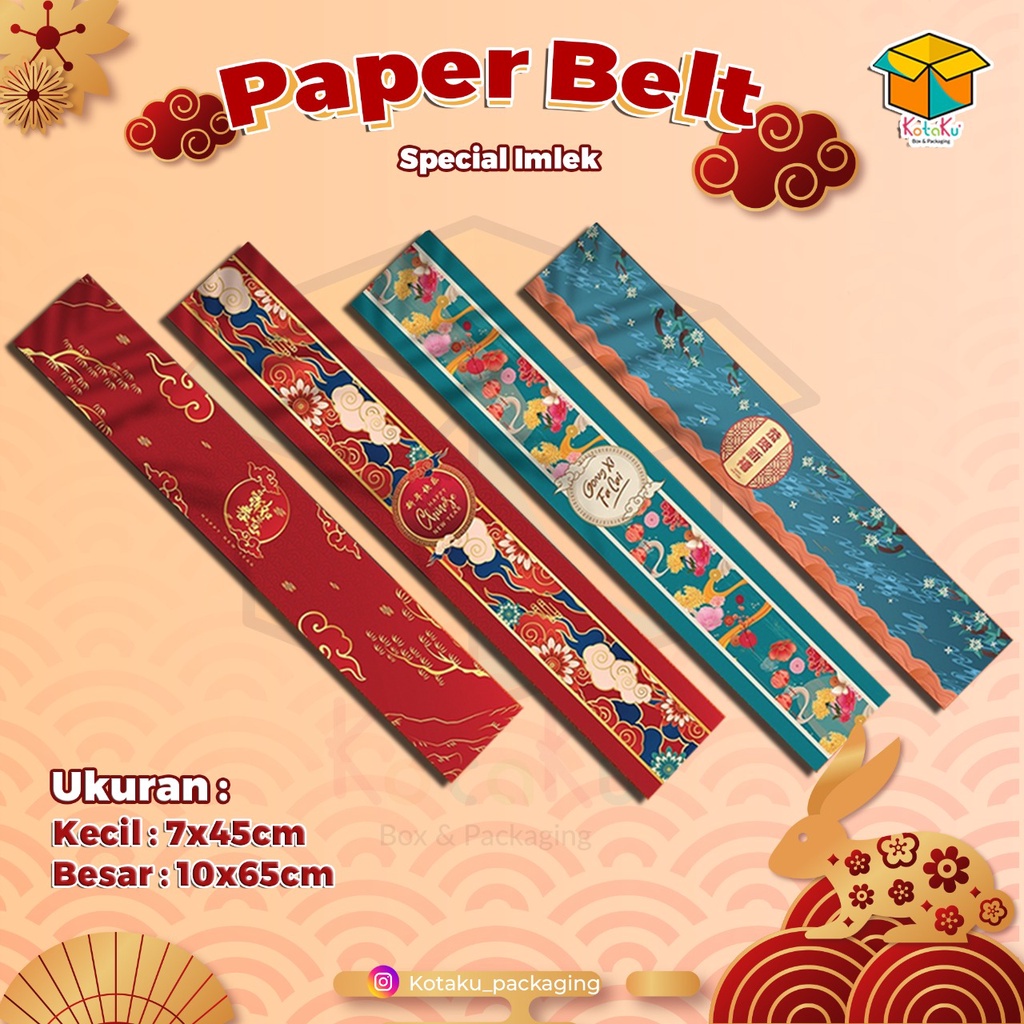 

Paper Belt Imlek/ Paper Belt Hampers Murah