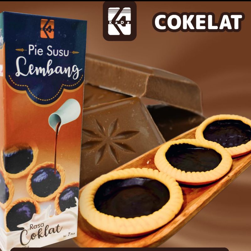 Pie Susu lembang coklat 7pcs, Coklat diamond 10 pcs (Bisa ke luar kota, luar P.jawa) Dus+buble wrap