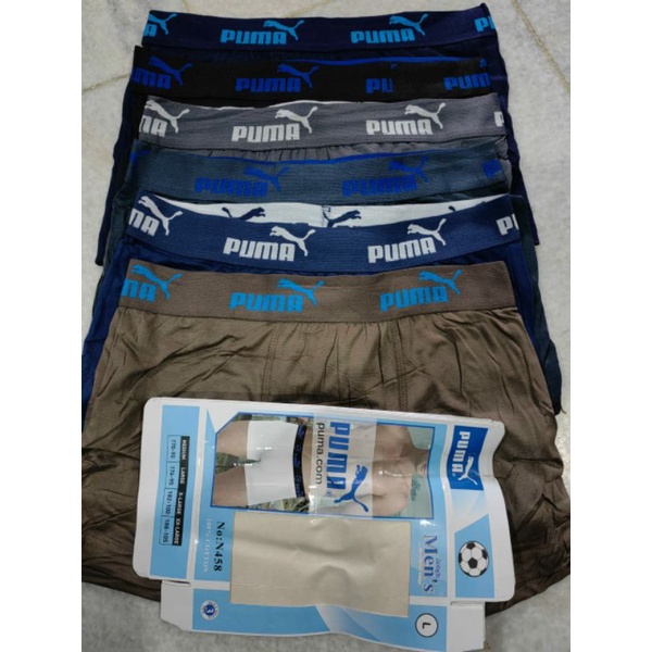 3 Pcs Celana Dalam Boxer Merk / Celana Dalam Pria / Underwear Impor / Sempak Cowo / Cangcut Laki-laki / CD / Celana Dalam Kolor Tali Karet Ukuran Warna Murah