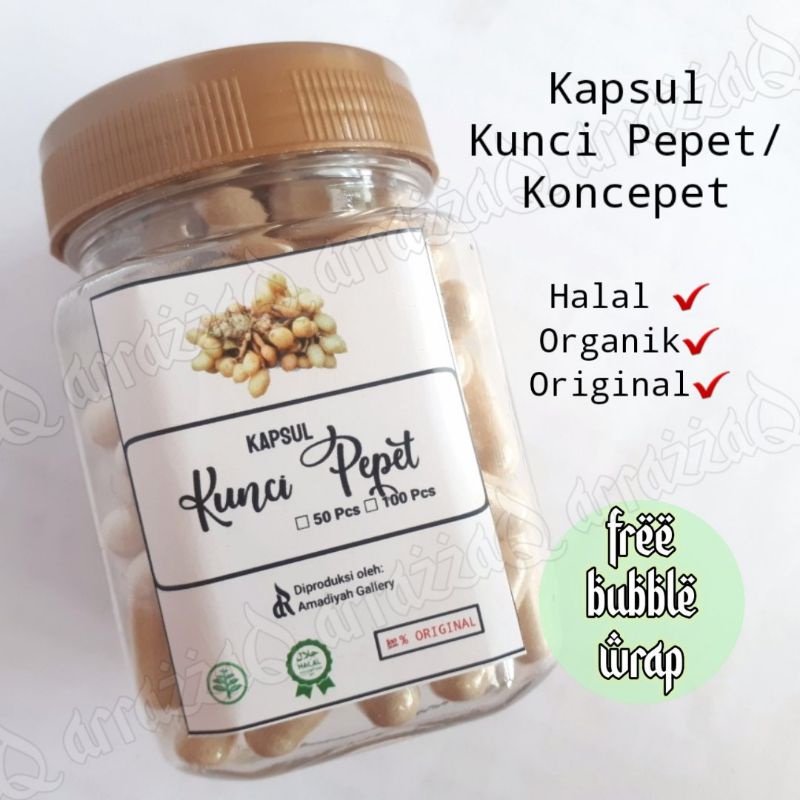 

Kapsul Kunci Pepet Isi 100 Pcs