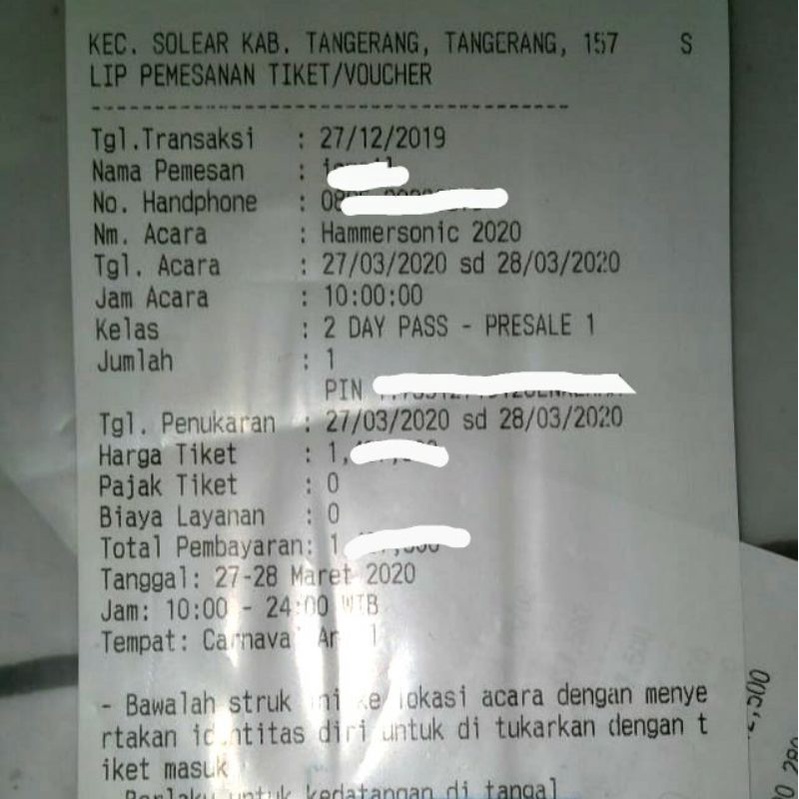 Tiket Hammersonic 2023 2 days pass