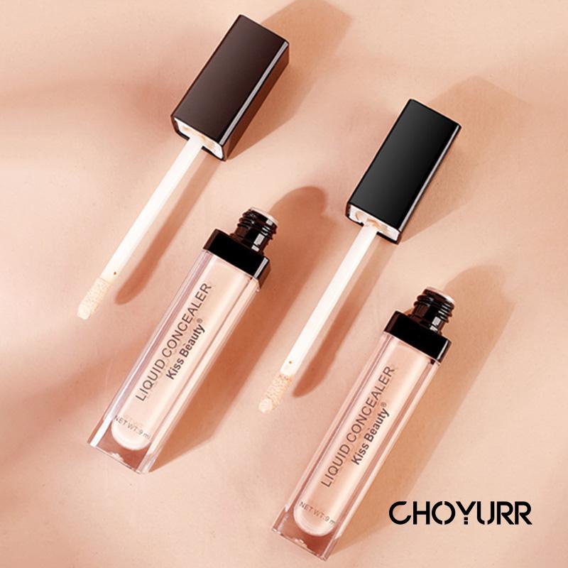 【COD】Krim Concealer Cair 2 Warna Tahan Lama Full Cover Long Lasting Moisturizing Liquid Foundation Face Concealer Light Mist Smooth-CH