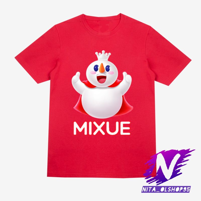 baju anak kaos anak mixue eskrim