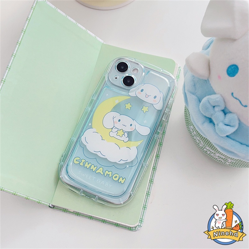 Soft Case Silikon Motif Kartun Kelinci Untuk iPhone 14 13 12 11 Pro Max X Xr Xs Max 8 7 6 6s Plus SE 2020