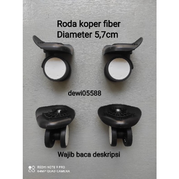 RODA KOPER, RODA DOUBLE WHEEL, RODA PUTAR 360,KARET RODA, CINCIN RODA, RODA KOPER VIBER 1set isi 4pc