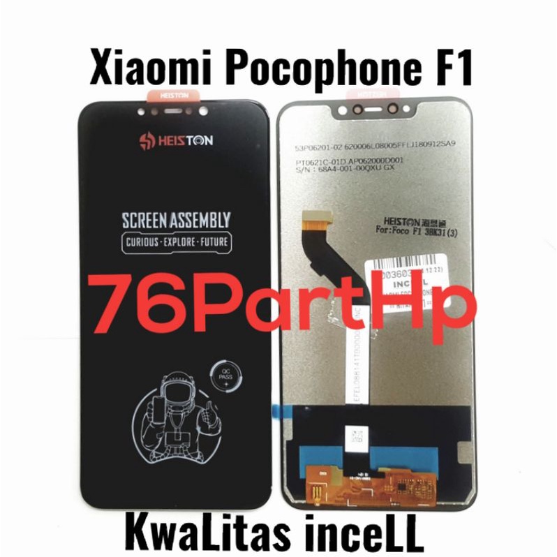 Lcd touchscreen Fullset kwalitas incell Xiaomi Pocophone F1