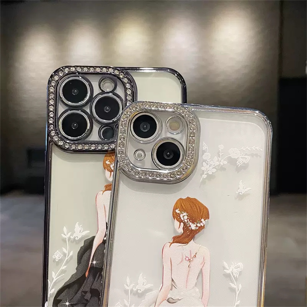 Soft Case Pelindung Kamera Bahan TPU Shockproof Untuk iPhone 14 Pro Max Plus 14 13 12 11 Pro Max