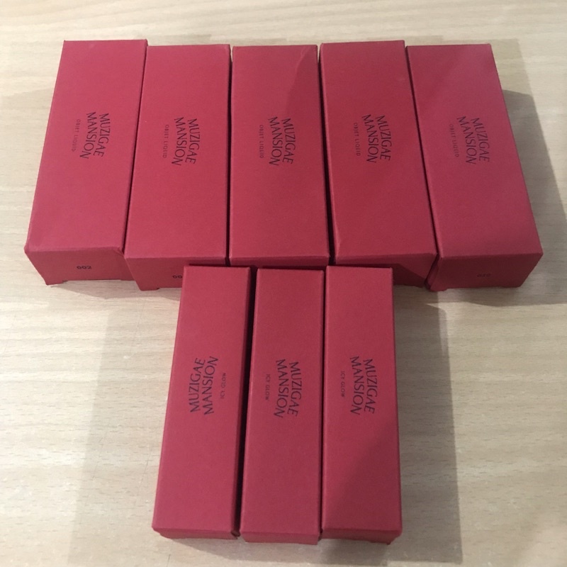 (READY SIAP KIRIM) MUZIGAE MANSION OBJECT LIQUID ICY GLOW LIPTINT LIPSTICK KOREA ORIGINAL
