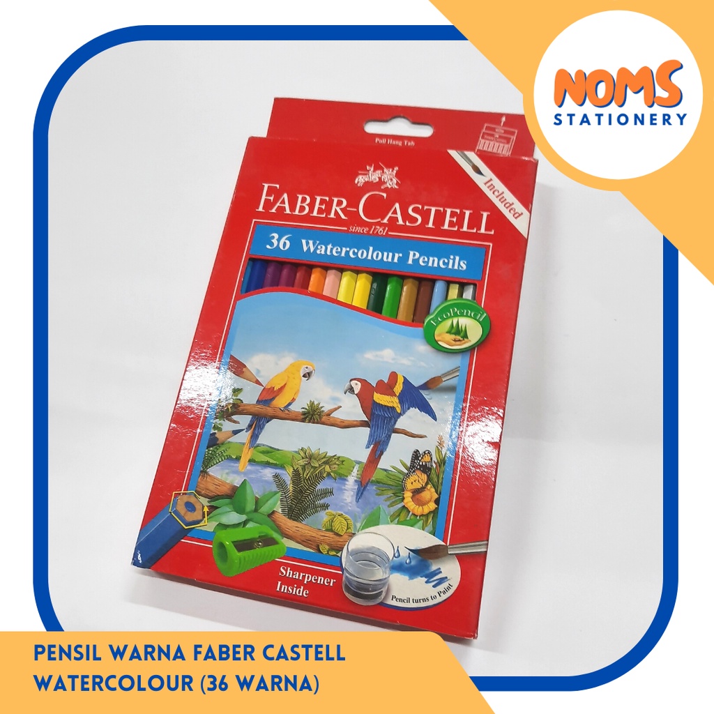 

Pensil Warna 36 warna FaberCastell Water Colors
