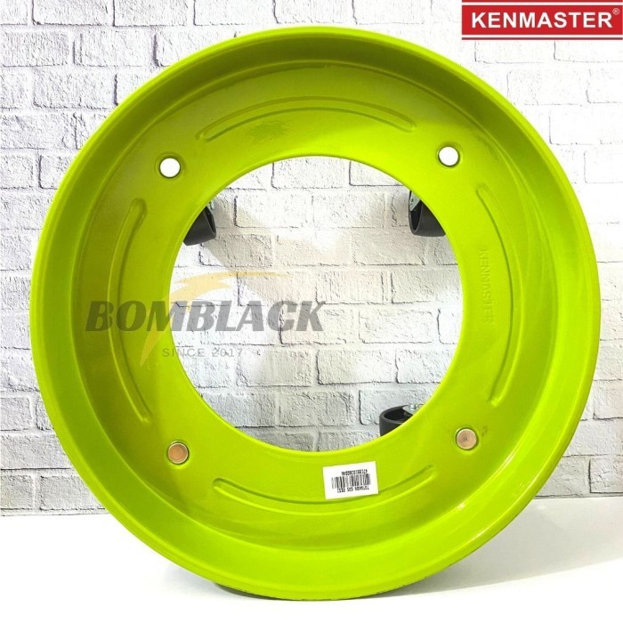 KENMASTER Tatakan Tabung Gas Elpiji Besi Bulat Plus Roda 3kg 5kg 12kg HIJAU