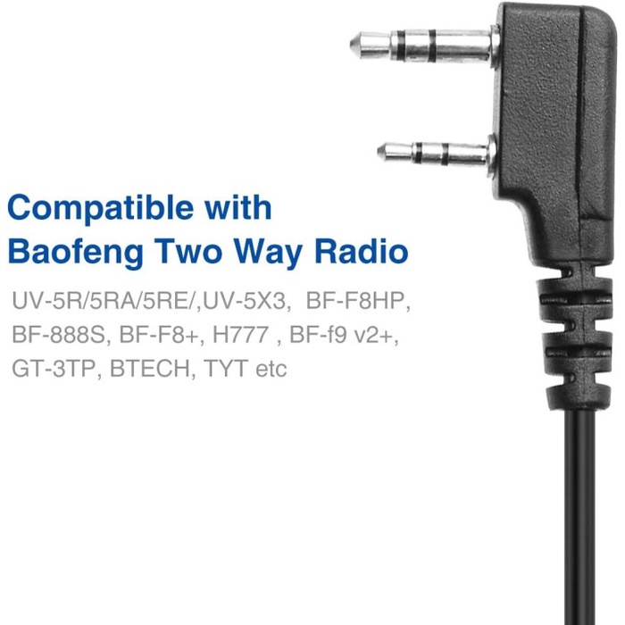 Walkie Talkie Handheld Speaker Mic Shoulder Microphone Untuk HT BaoFeng