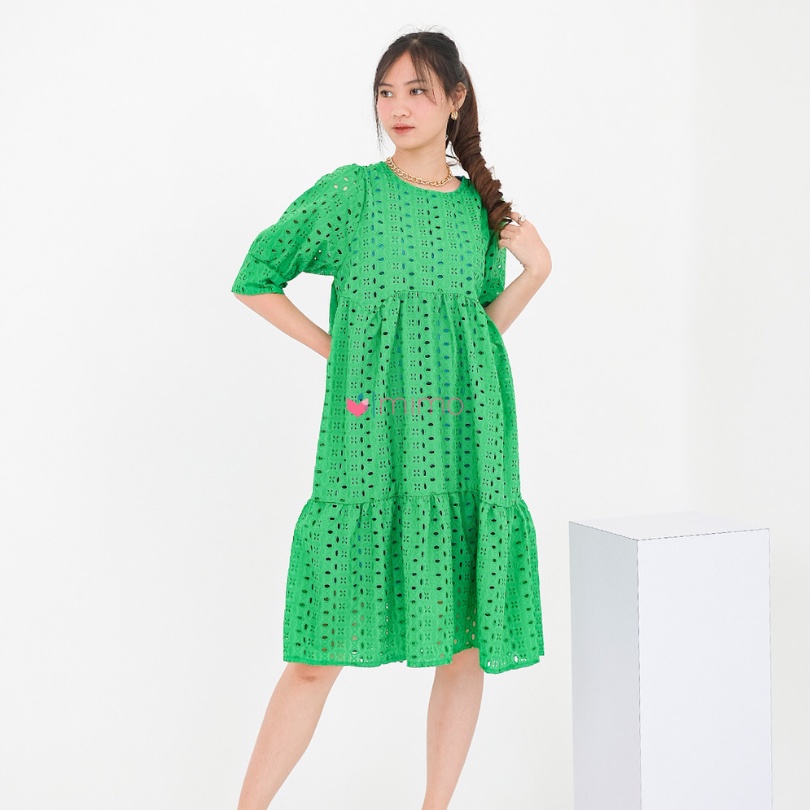 Asteria Brokat Dress ( Full Furing)