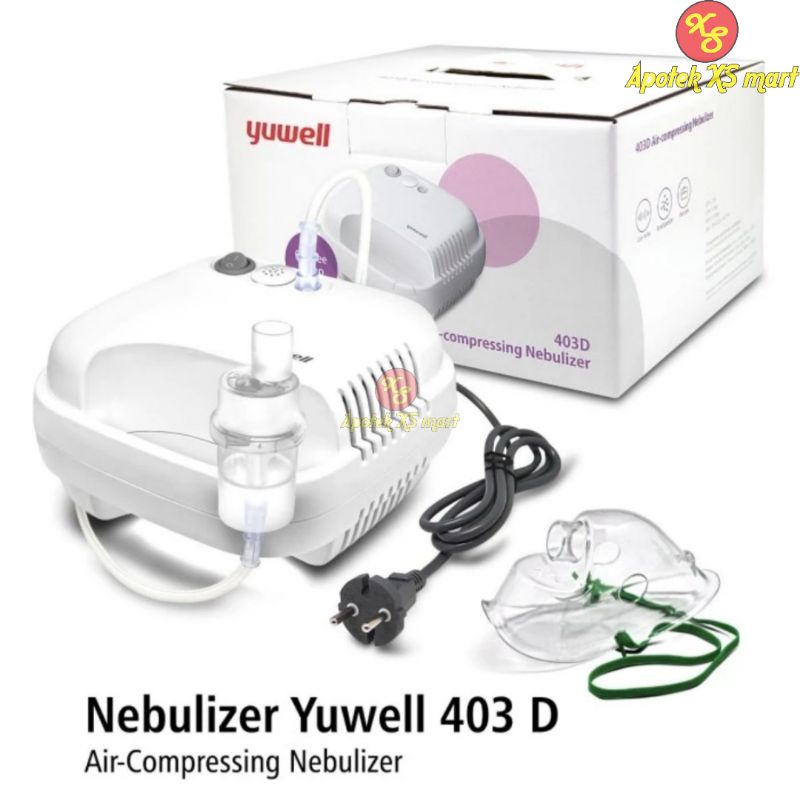 NEBULIZER YUWELL 403D COMPRESSING ALAT UAP SESAK ASMA GANGGUAN PERNAFASAN